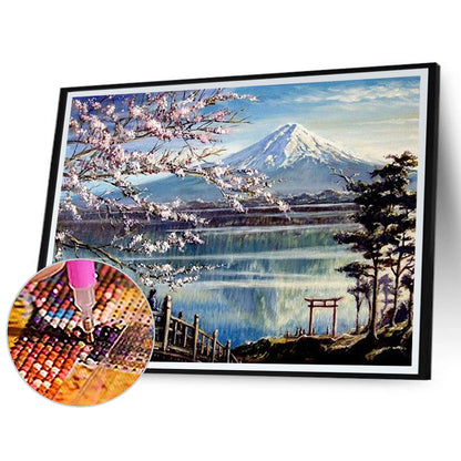 Under The Mount Fuji - Full Round Drill Diamond Painting 50*40CM