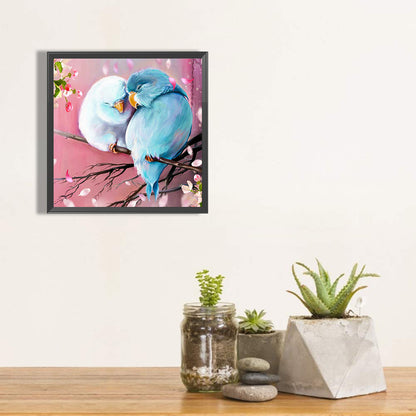 A Pair Of Parrots - Full Round Drill Diamond Painting 30*30CM