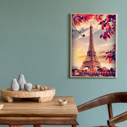 Eiffel Tower 30*40CM(Canvas) Full Round Drill Diamond Painting