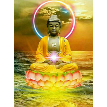 Buddha 40*50CM(Canvas) Full Round Drill Diamond Painting