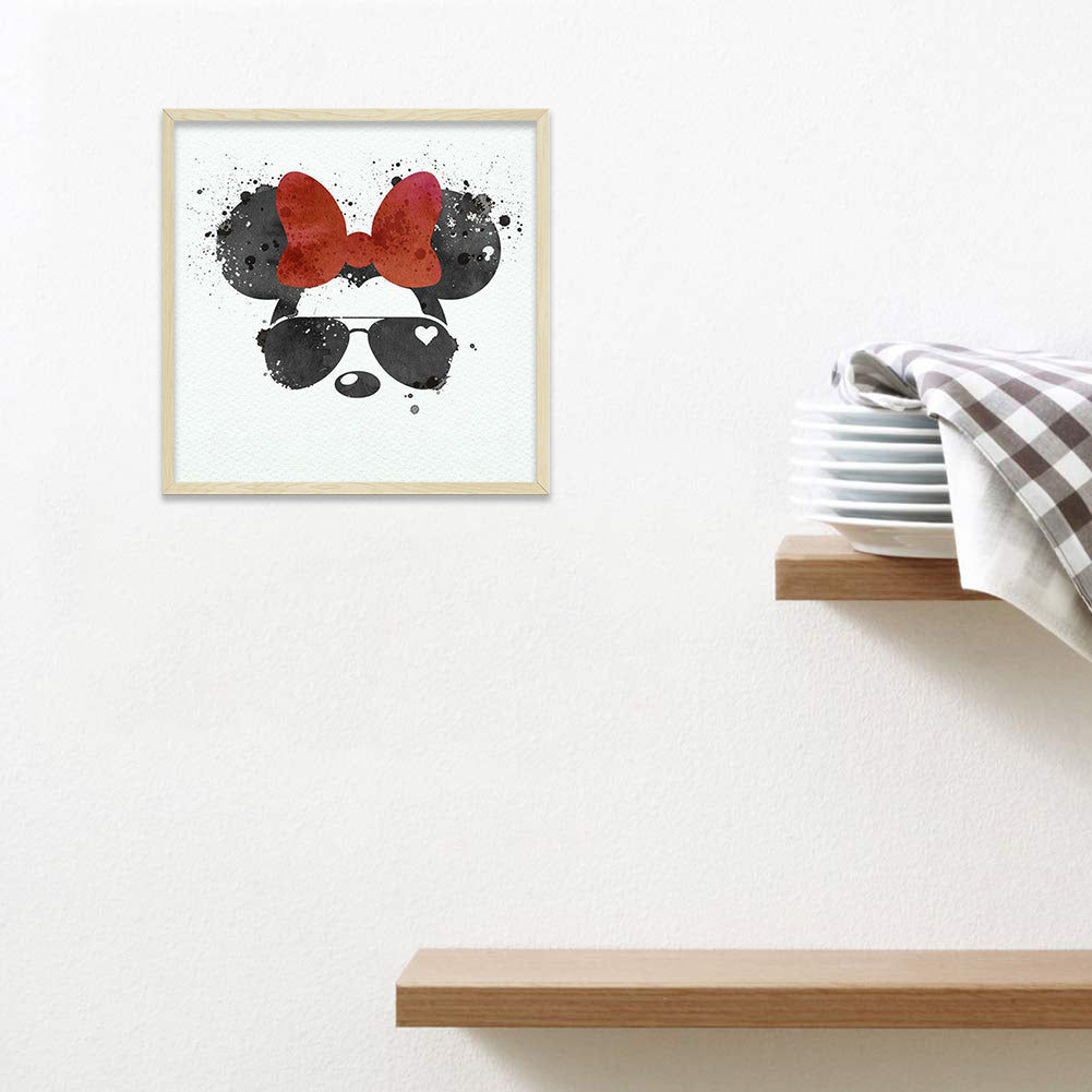 Minnie'S Sunglasses - Full Round Drill Diamond Painting 30*30CM