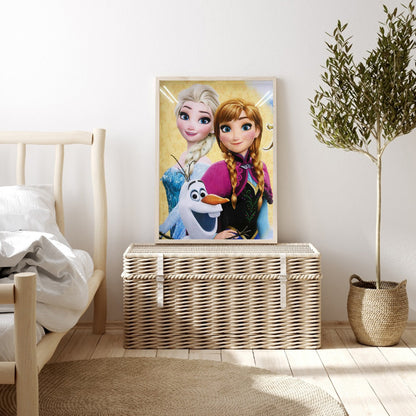 Frozen 40*50CM(Canvas) Full Round Drill Diamond Painting