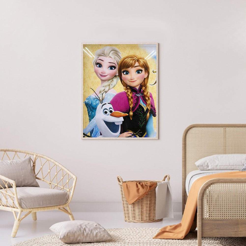 Frozen 40*50CM(Canvas) Full Round Drill Diamond Painting