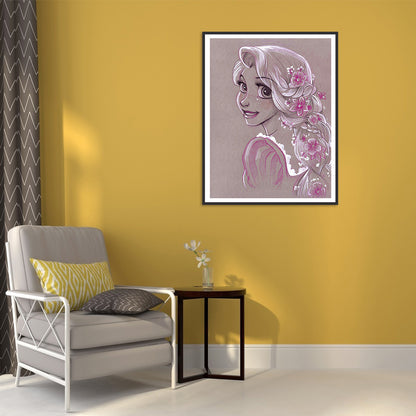 Princess Rapunzel 40*50CM(Canvas) Full Round Drill Diamond Painting