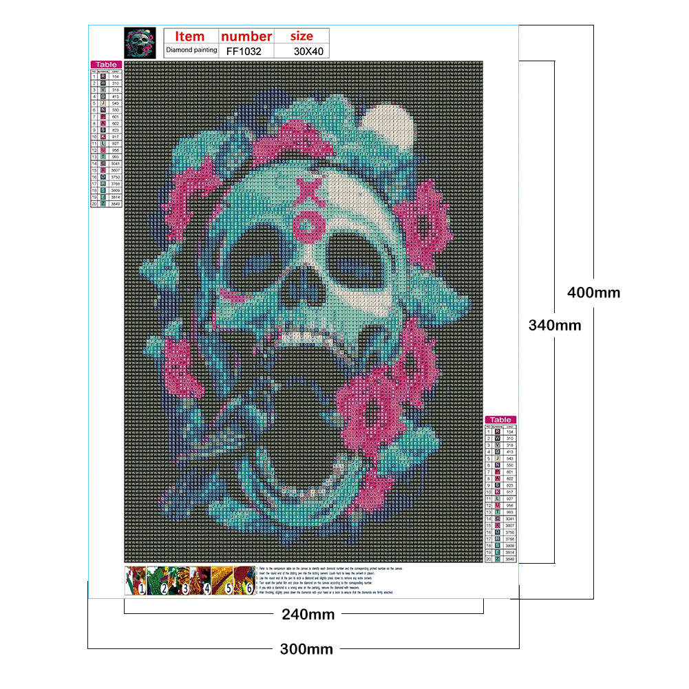 Scary Boogie - Full Square Drill Diamond Painting 30*40CM