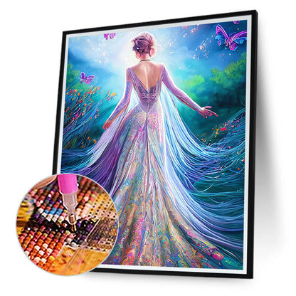 Mermaid Princess - Full Round Drill Diamond Painting 30*40CM