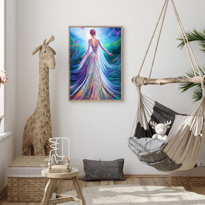 Mermaid Princess - Full Round Drill Diamond Painting 30*40CM