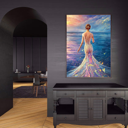 Mermaid Princess - Full Round Drill Diamond Painting 30*40CM
