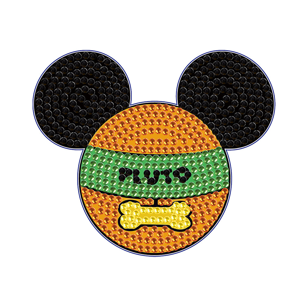 DIY Diamonds Mosaic Cup Cushion Anti-scald Wooden Cartoon Cup Mat for Kids Gifts