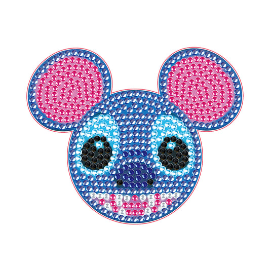 DIY Diamonds Mosaic Cup Cushion Anti-scald Wooden Cartoon Cup Mat for Kids Gifts