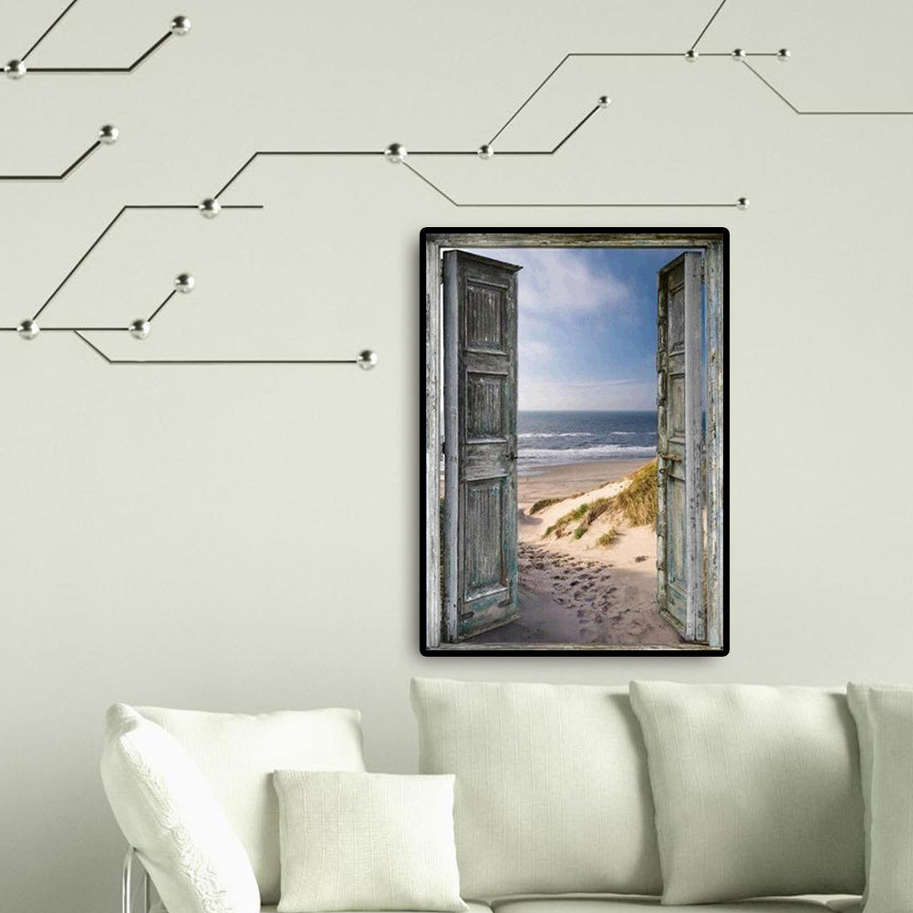 Front Beach - Full Round Drill Diamond Painting 40*50CM