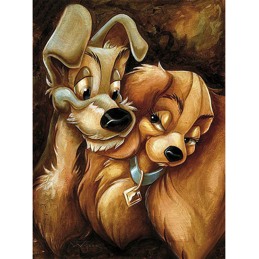 Beagle 40*50CM(Canvas) Full Round Drill Diamond Painting