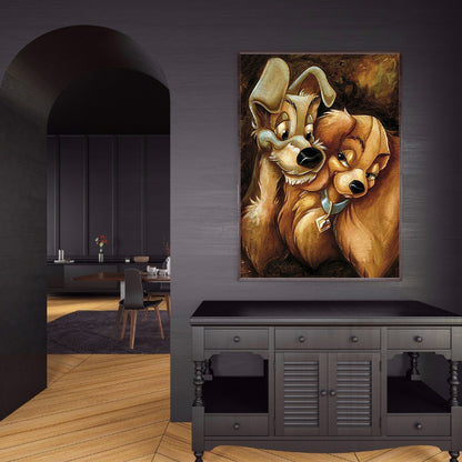 Beagle 40*50CM(Canvas) Full Round Drill Diamond Painting