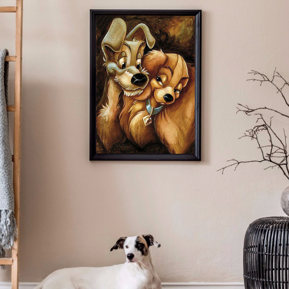 Beagle 40*50CM(Canvas) Full Round Drill Diamond Painting