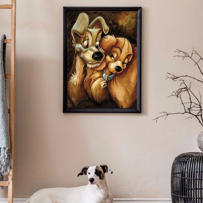 Beagle 40*50CM(Canvas) Full Round Drill Diamond Painting