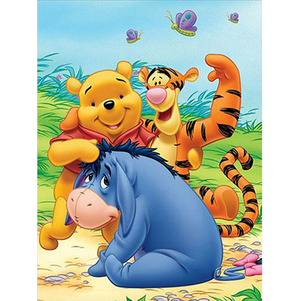 Winnie The Pooh 40*50CM(Canvas) Full Round Drill Diamond Painting