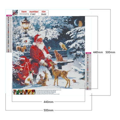 Santa Feeding Doves - Full Square Drill Diamond Painting 50*50CM