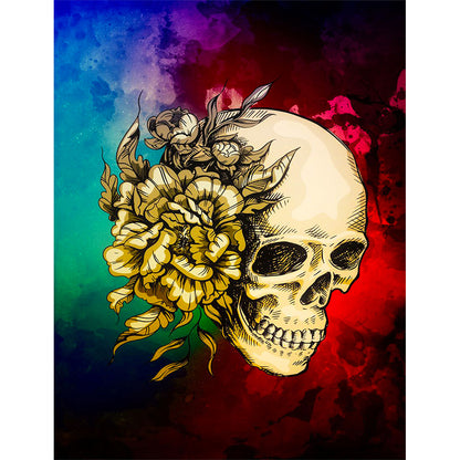 Skeleton 30*40CM(Canvas) Full Round Drill Diamond Painting