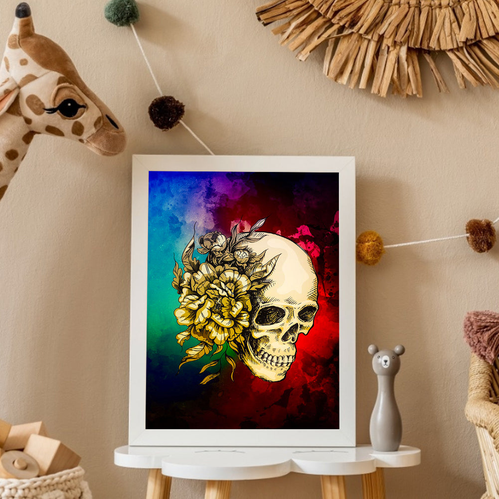 Skeleton 30*40CM(Canvas) Full Round Drill Diamond Painting
