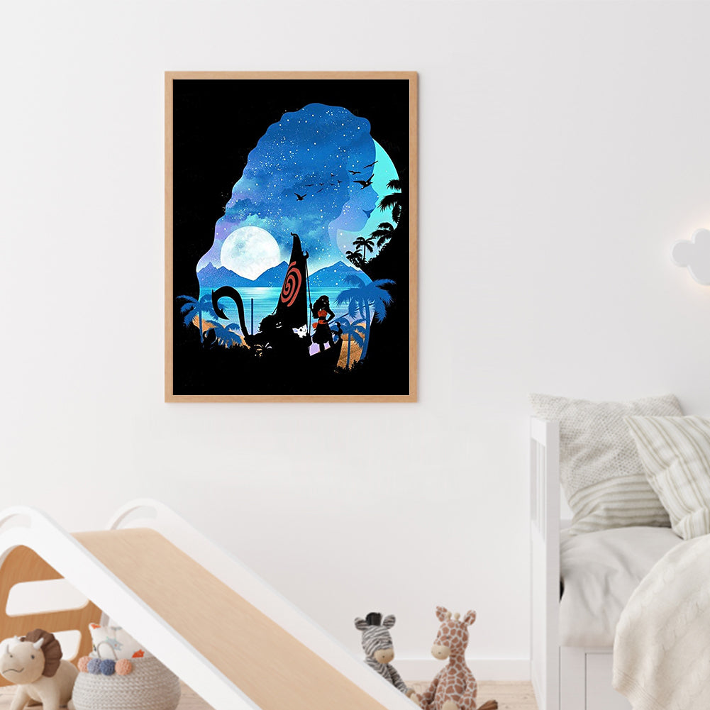 Moana - Moana - Full Square Drill Diamond Painting 30*40CM