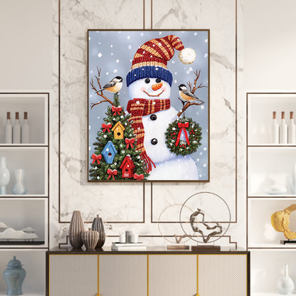 Christmas Snowman - Full Square Drill Diamond Painting 50*60CM