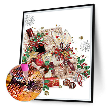 Christmas Atmosphere - Special Shaped Drill Diamond Painting 30*40CM