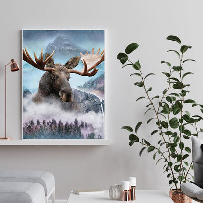 Forest Rhino - Full Square Drill Diamond Painting 30*40CM