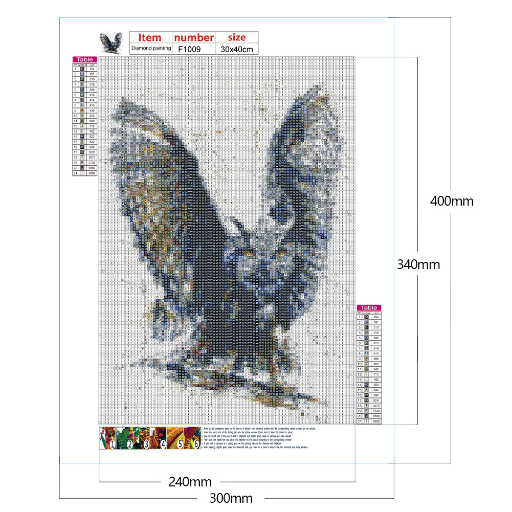Owl 30*40CM(Canvas) Full Square Drill Diamond Painting