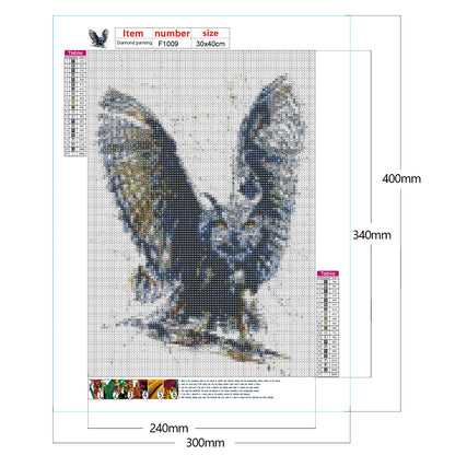 Owl 30*40CM(Canvas) Full Square Drill Diamond Painting
