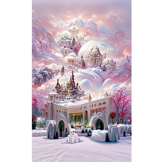 Fantasy Castle 40*60CM(Canvas) Full Round Drill Diamond Painting
