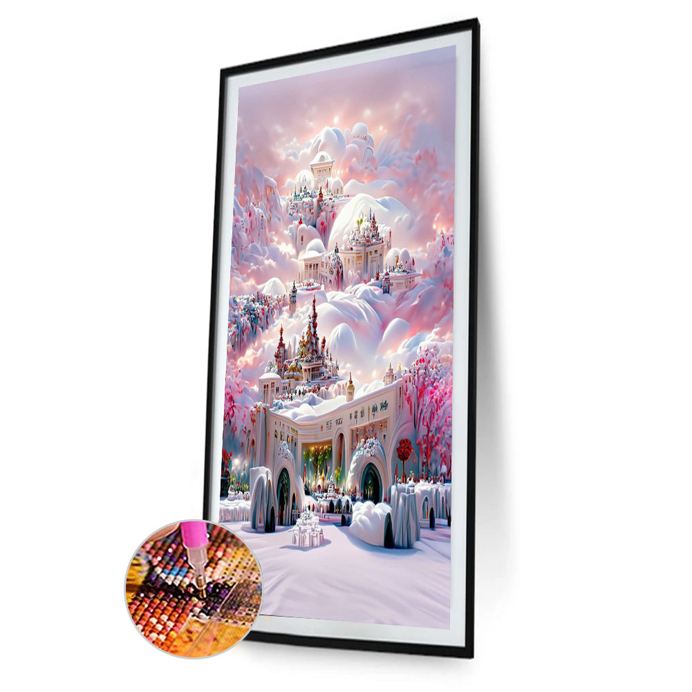 Fantasy Castle 40*60CM(Canvas) Full Round Drill Diamond Painting