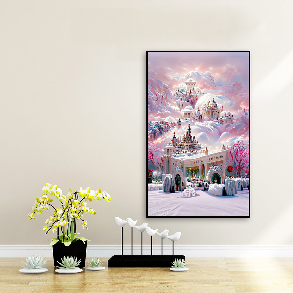 Fantasy Castle 40*60CM(Canvas) Full Round Drill Diamond Painting