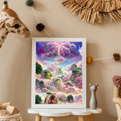 Castle View - Full Round Drill Diamond Painting 30*40CM