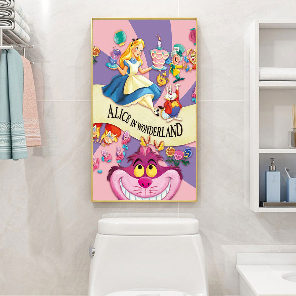 Alice In Wonderland - Full Round Drill Diamond Painting 30*50CM