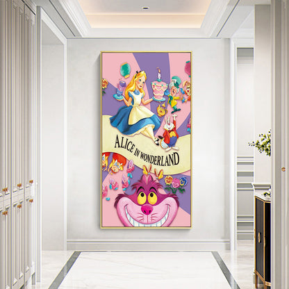 Alice In Wonderland - Full Round Drill Diamond Painting 30*50CM