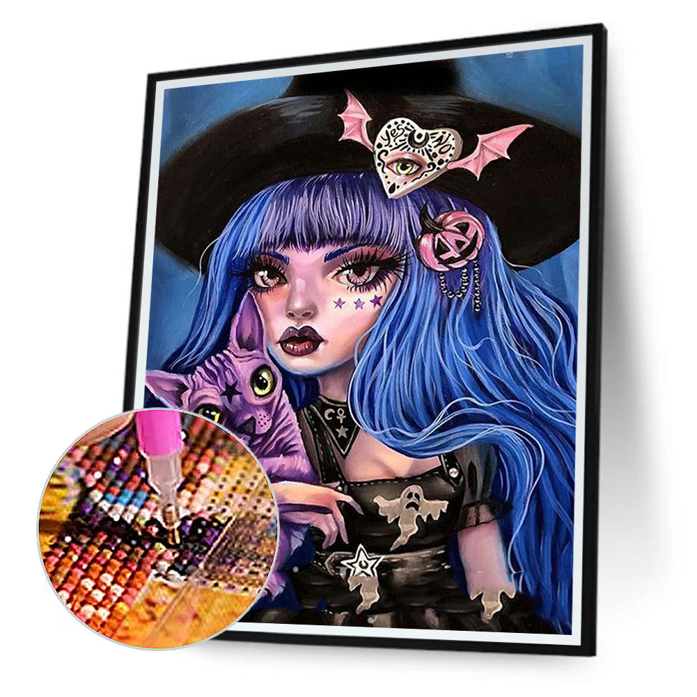 Magical Girl - Full Round Drill Diamond Painting 30*40CM