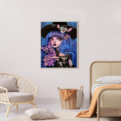 Magical Girl - Full Round Drill Diamond Painting 30*40CM