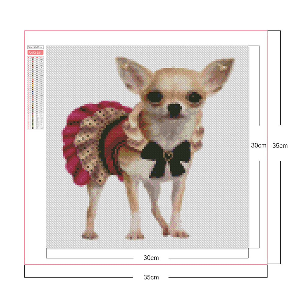 Dog - Full Square Drill Diamond Painting 30*30CM