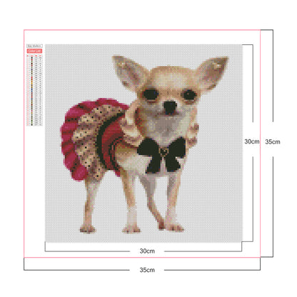 Dog - Full Square Drill Diamond Painting 30*30CM