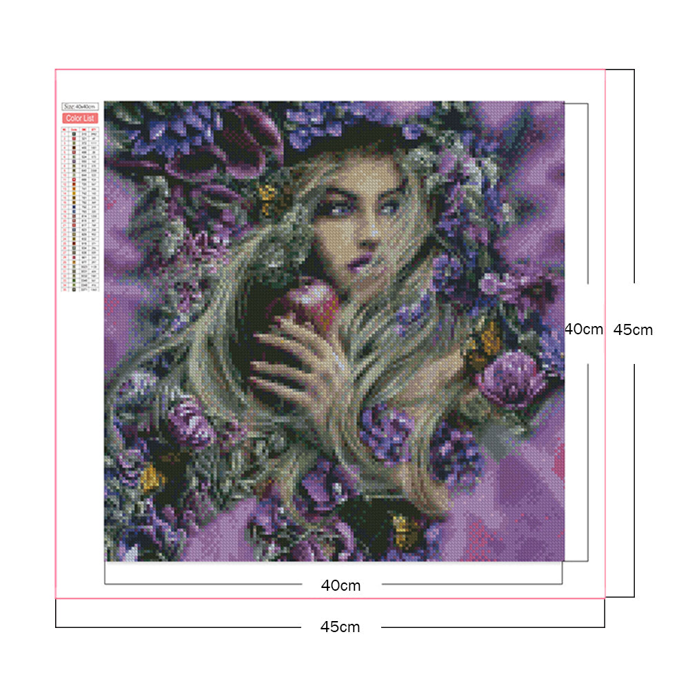 Girl - Full Square Drill Diamond Painting 40*40CM
