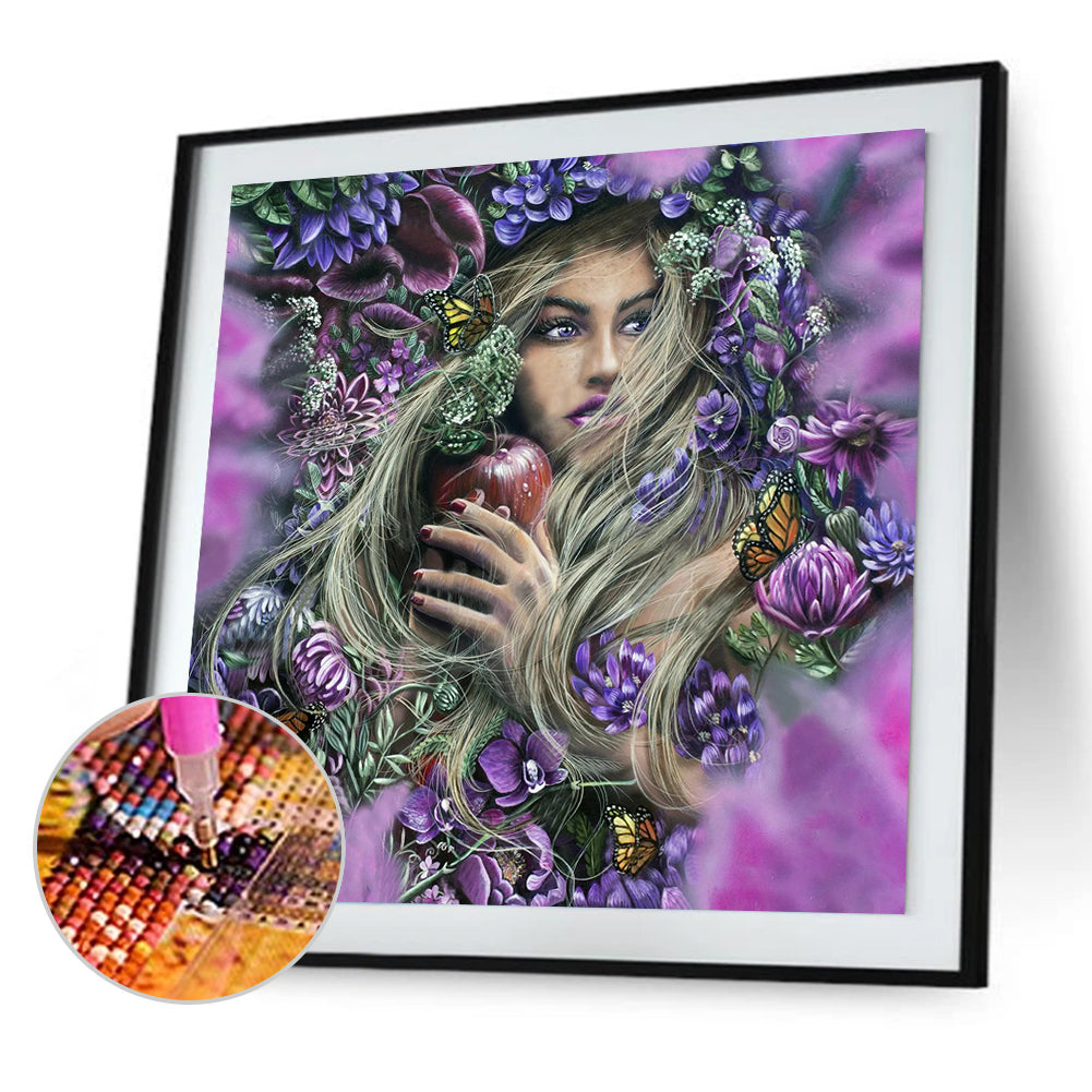 Girl - Full Square Drill Diamond Painting 40*40CM