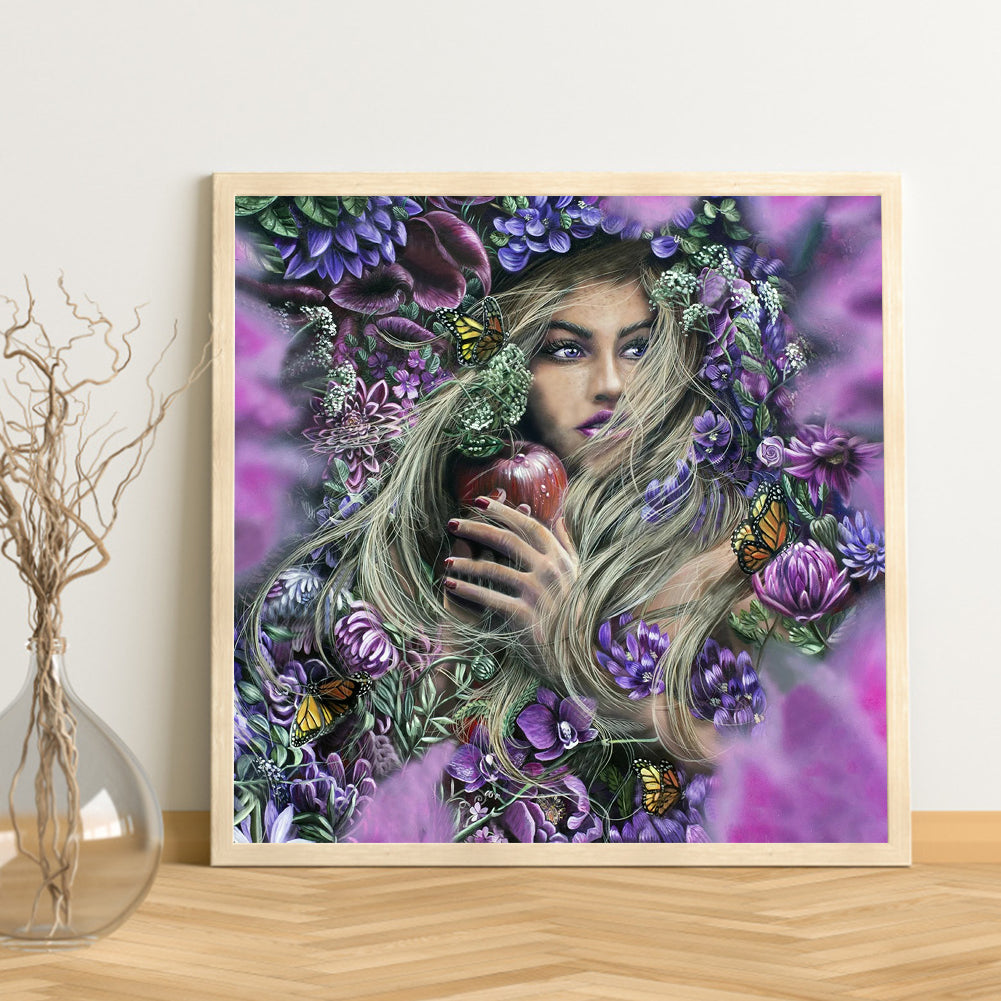 Girl - Full Square Drill Diamond Painting 40*40CM