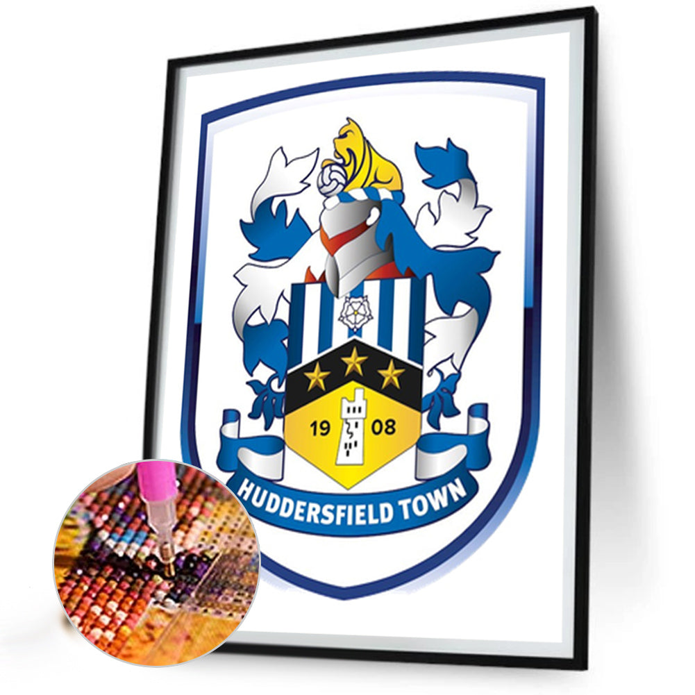 Huddersfield Football Club - Full Round Drill Diamond Painting 30*40CM