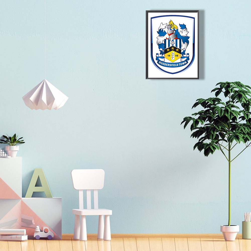 Huddersfield Football Club - Full Round Drill Diamond Painting 30*40CM