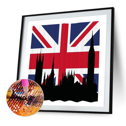 British Flag - Full Round Drill Diamond Painting 40*40CM