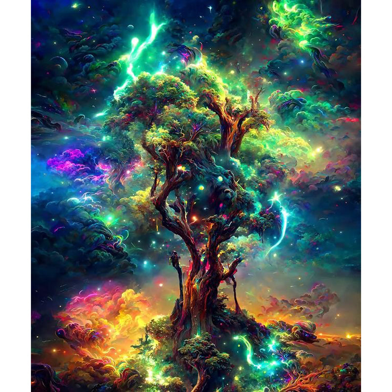 Dream Tree Of Life 50*60CM(Canvas) Full Round Drill Diamond Painting