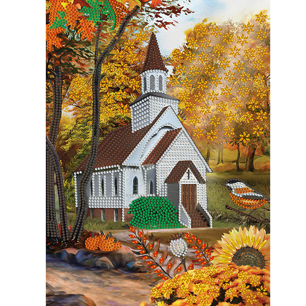Church - Special Shaped Drill Diamond Painting 30*40CM