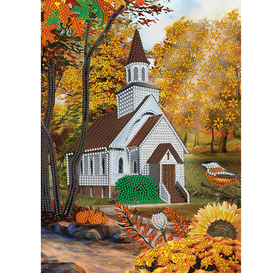 Church - Special Shaped Drill Diamond Painting 30*40CM
