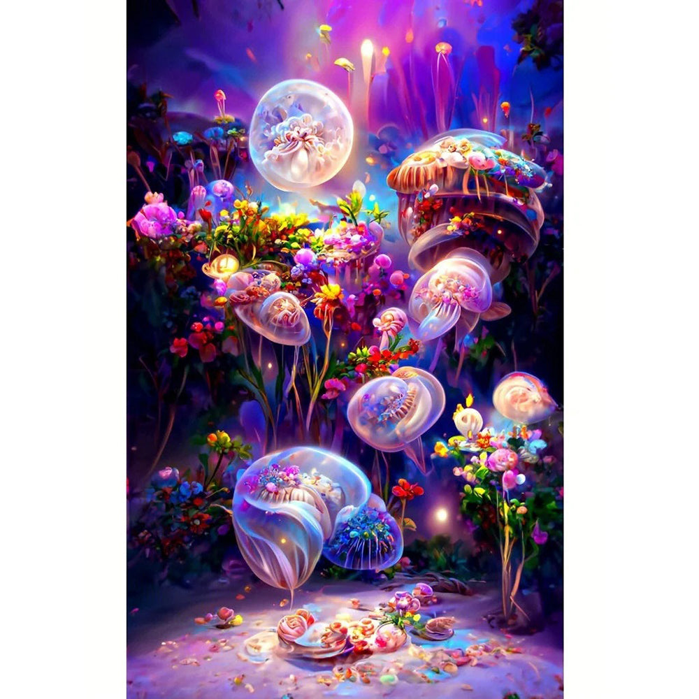 Dream Bubble House 40*60CM(Canvas) Full Round Drill Diamond Painting