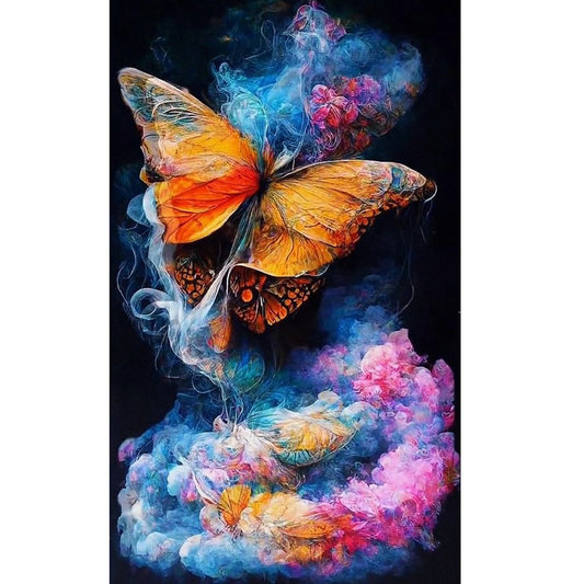 Dream Butterfly Cloud 40*60CM(Canvas) Full Round Drill Diamond Painting